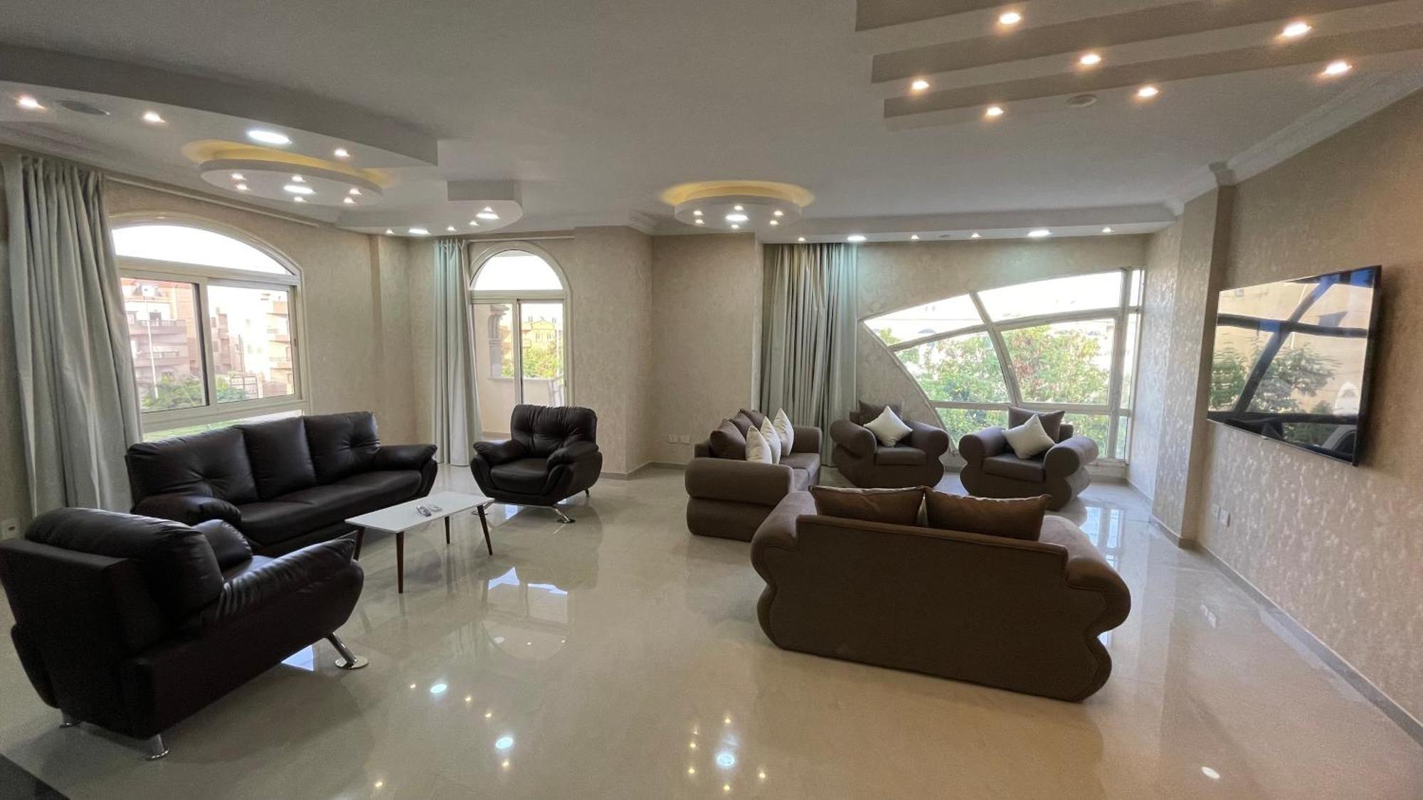 High Deluxe Apartment In Private Villa In New Il Cairo Esterno foto